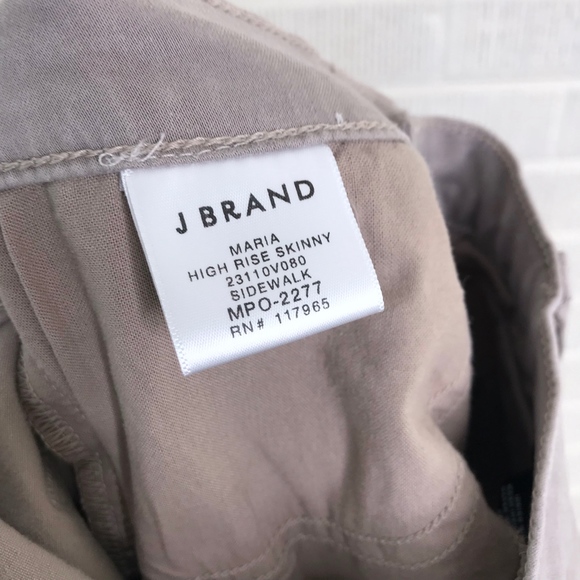 J Brand Maria High Rise Skinny in Sidewalk New 24 - Picture 6 of 8